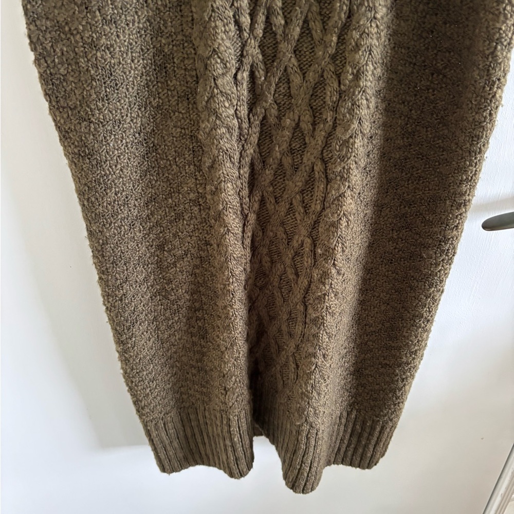 American Eagle AE sleeveless knit sweater dress turtleneck green size XL fall - Picture 4 of 5
